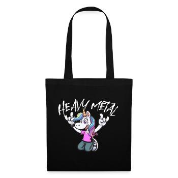 Unicorn Metal Road Trip Design Kids Girls - Tote Bag - black - Front