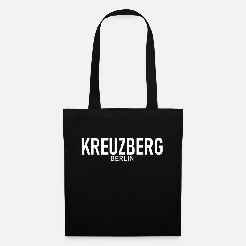Kreuzberg - Berlin - Bezirk - Deutschland - Stoffbeutel - Schwarz