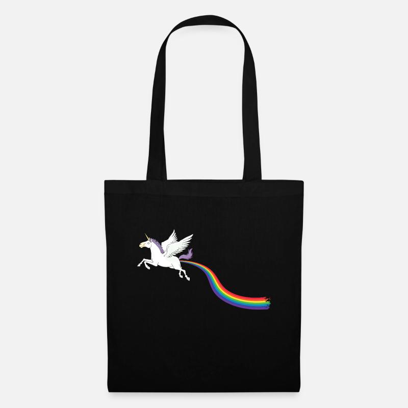 REGENBOGEN-ANTRIEB - Stoffbeutel - Schwarz