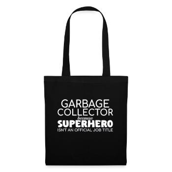 Ramasse-miettes Super-héros - Sac en tissu - noir - Devant