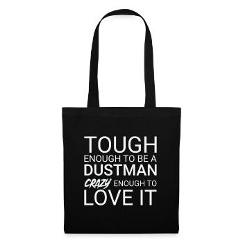 Dustman Crazy - Stoffbeutel - Schwarz - Vorne
