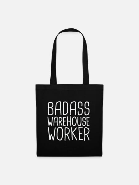 Warehouse Worker Badass - Stoffbeutel - Schwarz