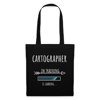 Gift Profession Training Cartographer - Tote Bag - black - Front