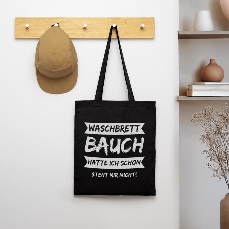 J’avais déjà des abdos en six-pack, ça ne me va pas ! Sac en tissu