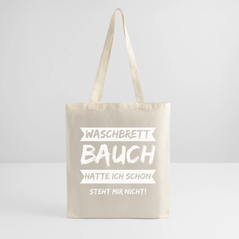 J’avais déjà des abdos en six-pack, ça ne me va pas ! Sac en tissu