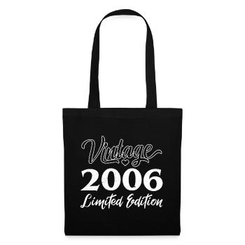 Vintage 2006 Limited Edition Anniversaire Cadeau - Sac en tissu - noir - Devant