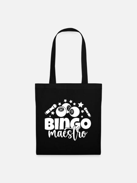 Bingo Player Maestro Bingo - Stoffbeutel - Schwarz