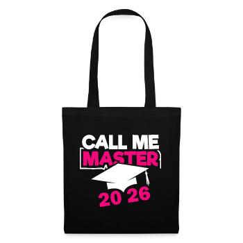 Master 2026 Graduation Graduation - Tote Bag - black - Front