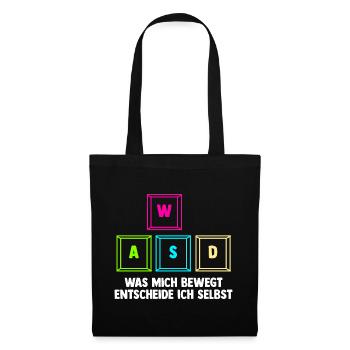 Gaming Computer Gamer Gaming Gamer - Tote Bag - black - Front