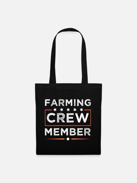 Farming Crew - Stoffbeutel - Schwarz