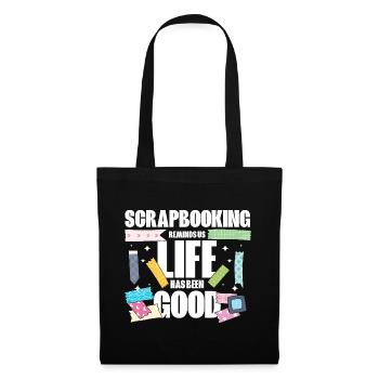Souvenirs de scrapbooking - Sac en tissu - noir - Devant