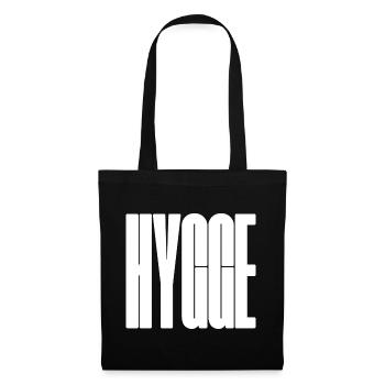 Hygge Bold Wordmark Grafik-T-Shirt - Stoffbeutel - Schwarz - Vorne