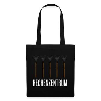Rechenzentrum Gartenoutfit Gartenarbeit - Stoffbeutel - Schwarz - Vorne