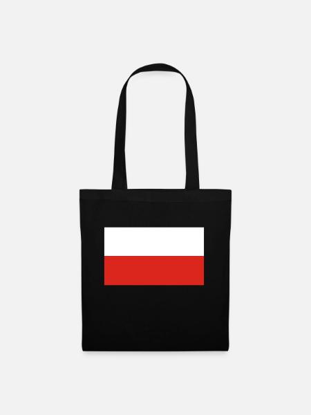 Polen - Stoffbeutel - Schwarz