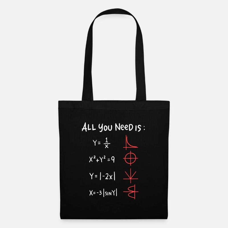 All You Need Is Math Neon - Tote Bag - black