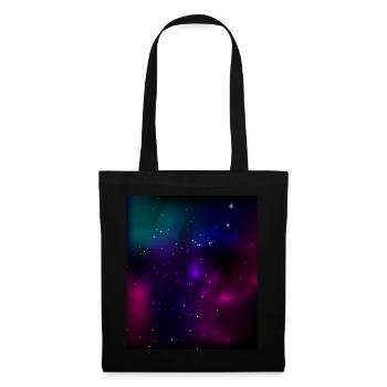 Galaxy - northern lights - Tote Bag - black - Front