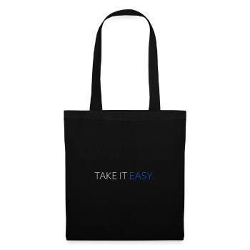 Take It Easy (Dark) - Stoffbeutel - Schwarz - Vorne