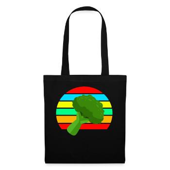 Brocoli - Sac en tissu - noir - Devant