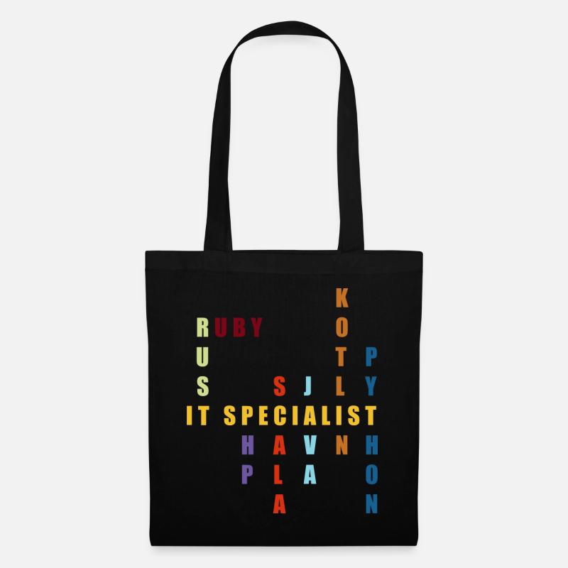 Vivid IT Specialist Wordmark - Stoffbeutel - Schwarz