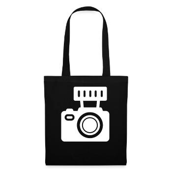 Caméra - Sac en tissu - noir - Devant