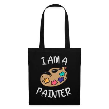 I am a Painter - Tote Bag - black - Front
