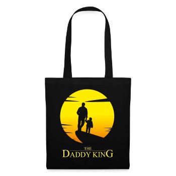 The Daddy King - Daddy Parody Humor - Tote Bag - black - Front