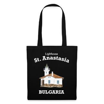 Bulgaria Lighthouse Monastery Island St. Anastasia - Tote Bag - black - Front