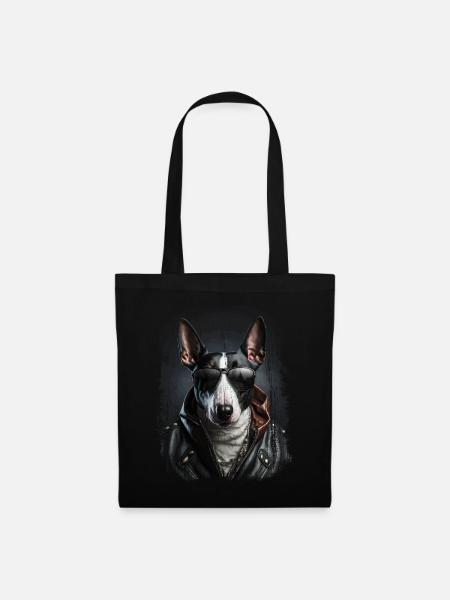 cool Bull Terrier - Sac en tissu - noir
