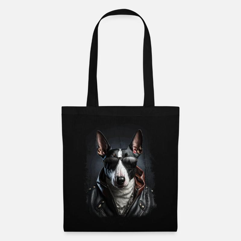 cool Bull Terrier - Sac en tissu - noir