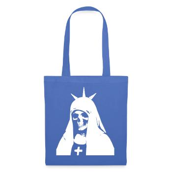 Élégance surnaturelle dans Horror Nun, Satanic et - Sac en tissu - bleu pâle - Devant