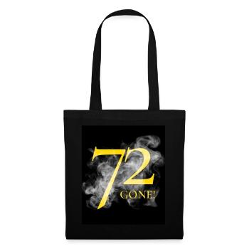 72_smoke_gone - Stoffbeutel - Schwarz - Vorne