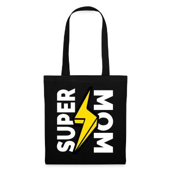 Super mom happy mother day - Tote Bag - black - Front