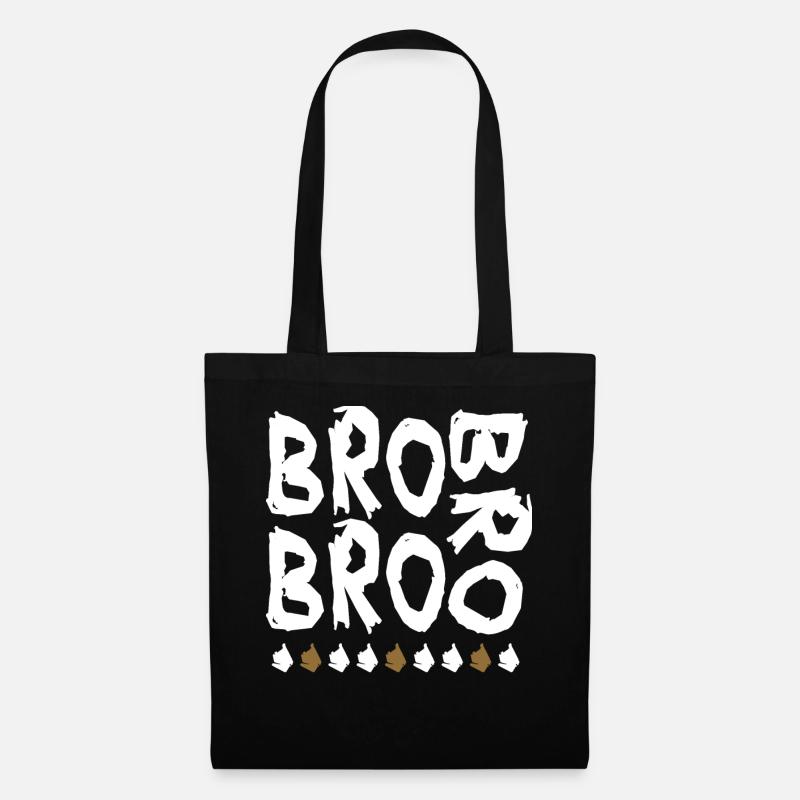 bro bro bro - Tote Bag - black