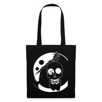 Horror Skull Skull Art Skull Gothic Heavy Metal - Tote Bag - black - Front