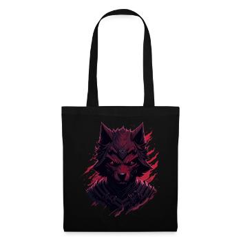 Wolf Evil Ninja Dark Fox - Tote Bag - black - Front