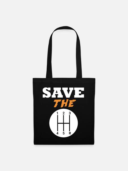 Save The Manuals - Tote Bag - black