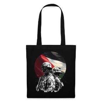 Palestine libre Palestine Bande de Gaza - Sac en tissu - noir - Devant