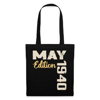 May 1940 Birthday May 1940 Gift May 1940 May - Tote Bag - black - Front