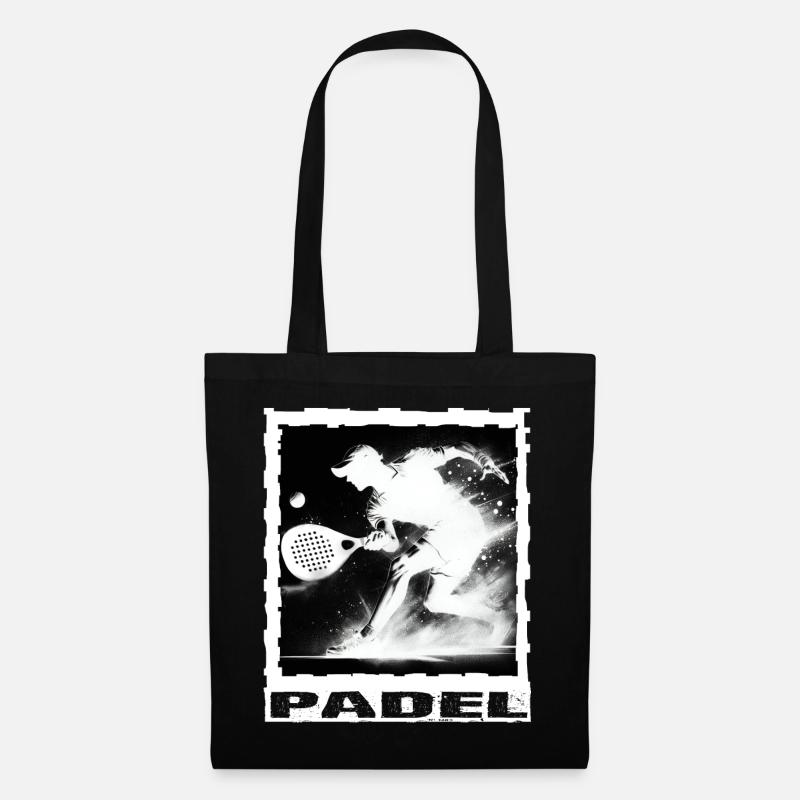 Padel - Stoffbeutel - Schwarz