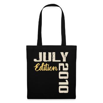Juillet 2010 Chemise D’anniversaire Juillet 2010 - Sac en tissu - noir - Devant