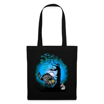 Halloween Cat Cats Mouse - Tote Bag - black - Front