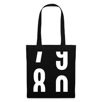 80 years - Tote Bag - black - Front