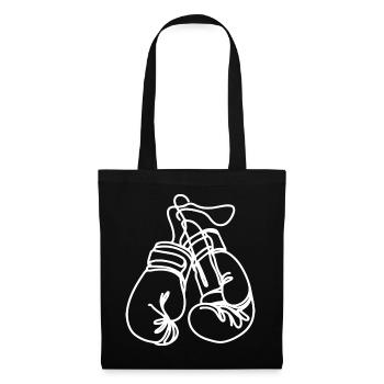 Boxing Gloves Drawing - Tote Bag - black - Front