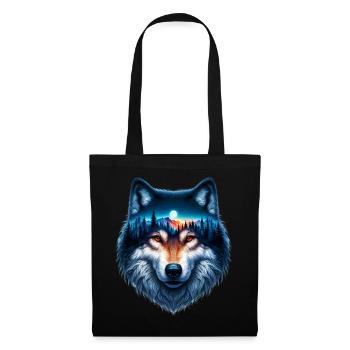 Wolf - Tote Bag - black - Front