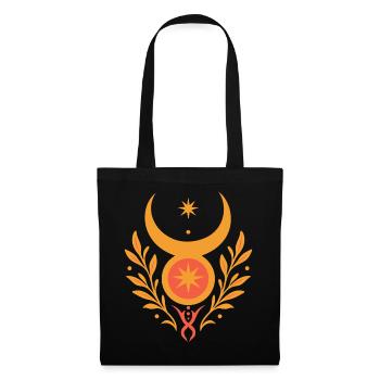 Mittsommer Sonnengott - Pagan & Wicca - Stoffbeutel - Schwarz - Vorne