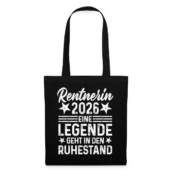 Pensioner 2026 A legend is retiring - Tote Bag - black - Front