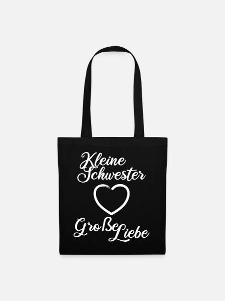 Little Sister Big Love - Tote Bag - black