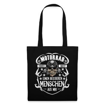 La moto fait de moi un meilleur motard - Sac en tissu - noir - Devant
