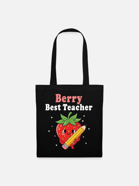 Berry Bester Lehrer Grundschullehrer - Stoffbeutel - Schwarz