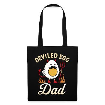 Oeuf farci Papa Dîner de Thanskgiving - Sac en tissu - noir - Devant